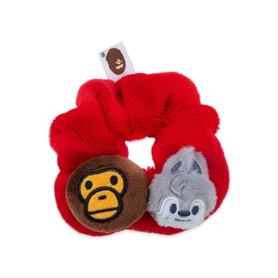 A BATHING APE x Stray Kids Scrunchies Bang Chan "Red"