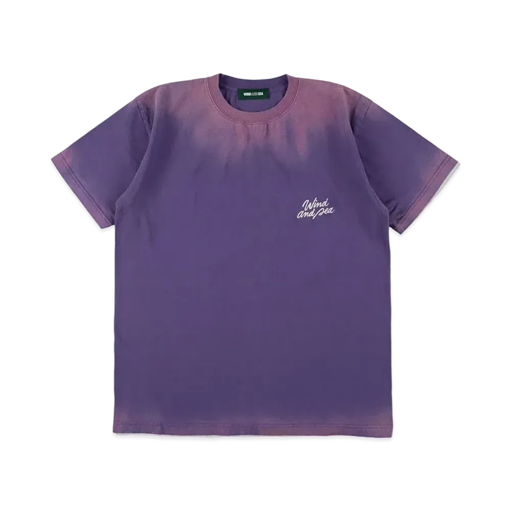 WIND AND SEA Washed Sun Tee "Purple"