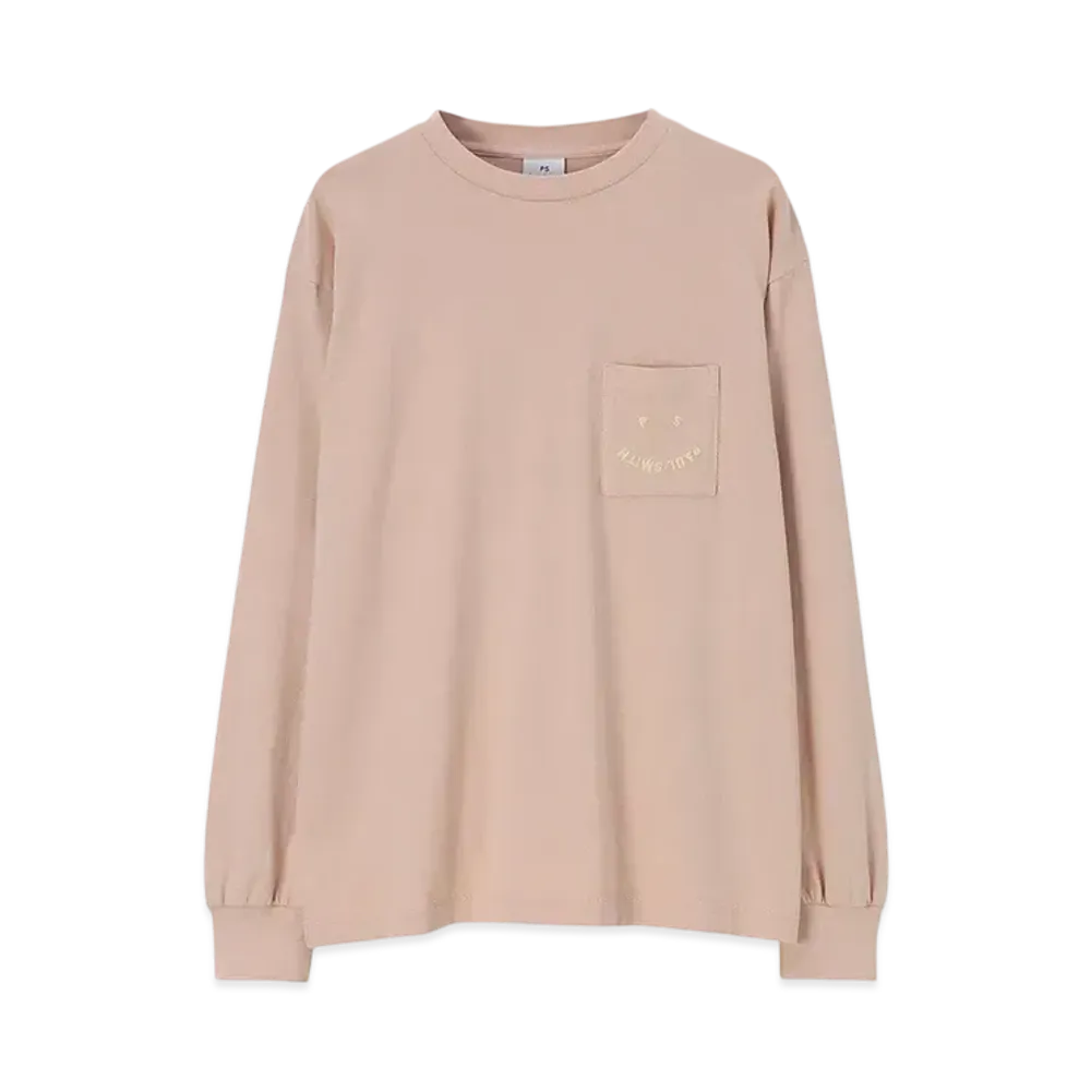 Paul Smith Women's Happy Vintage Long Sleeve T-Shirt "Beige"