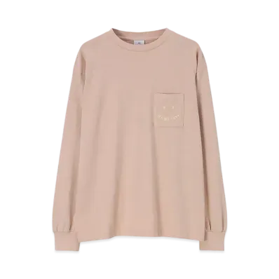 Paul Smith Women's Happy Vintage Long Sleeve T-Shirt "Beige"