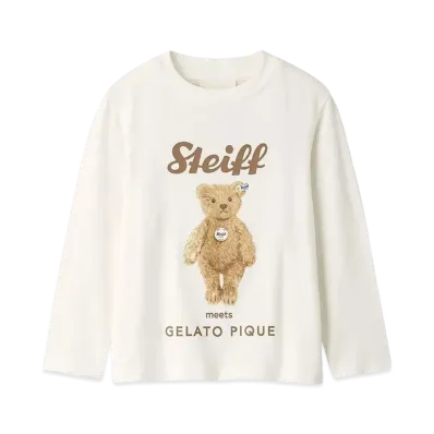GELATO PIQUE x Steiff Kids James One Point Pullover "Cream"