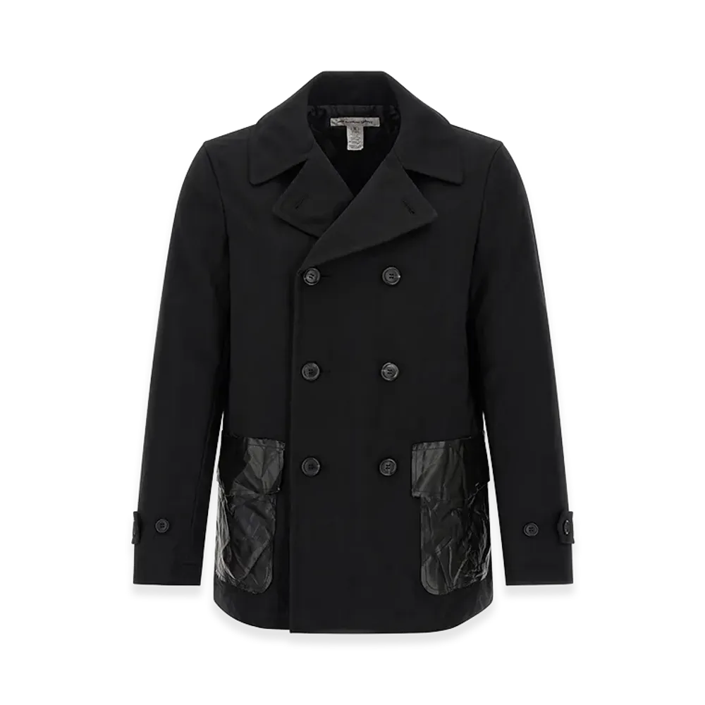 COMME des GARCONS SHIRT Double-Breasted Caban "Black"