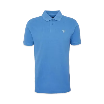 Barbour Logo Sport Polo Shirt "Light Blue"