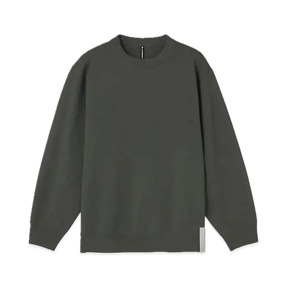 DESCENTE ALLTERRAIN Knit Sweater "Charcoal"