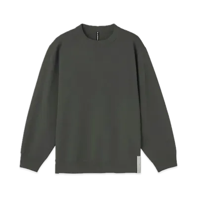 DESCENTE ALLTERRAIN Knit Sweater "Charcoal"