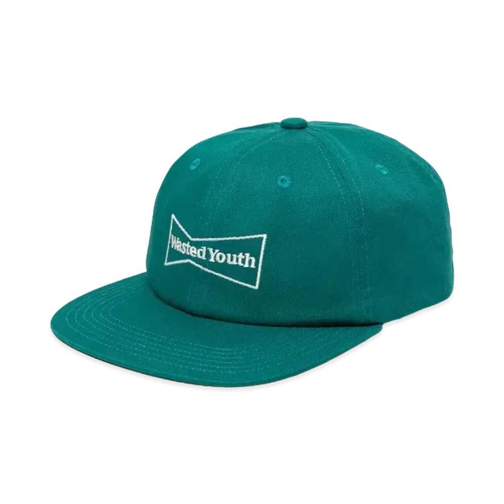 Wasted Youth 6 Panel Cap "Green" / VERDY
