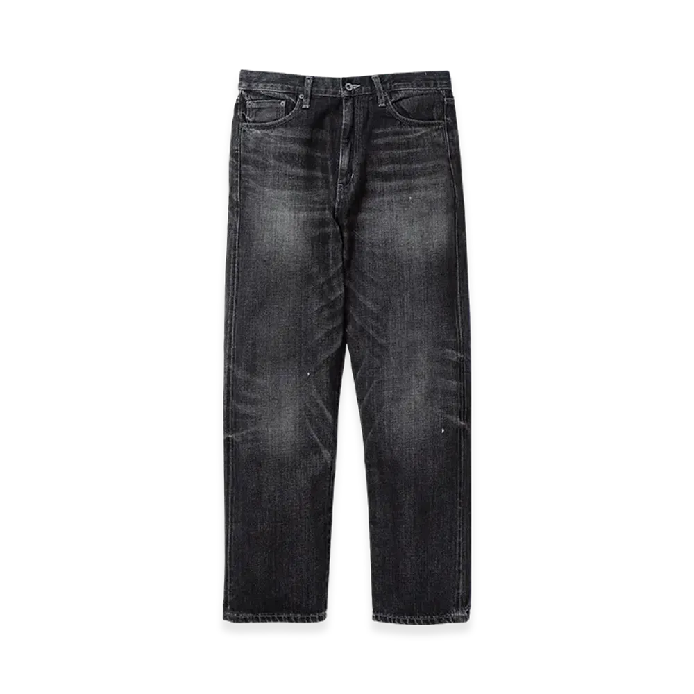 NEIGHBORHOOD Washed Denim DP Basic Pants "Black"