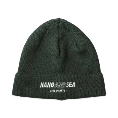 WIND AND SEA WDS X HANGOVERZ BALLOON KNIT BEANIE "Green"
