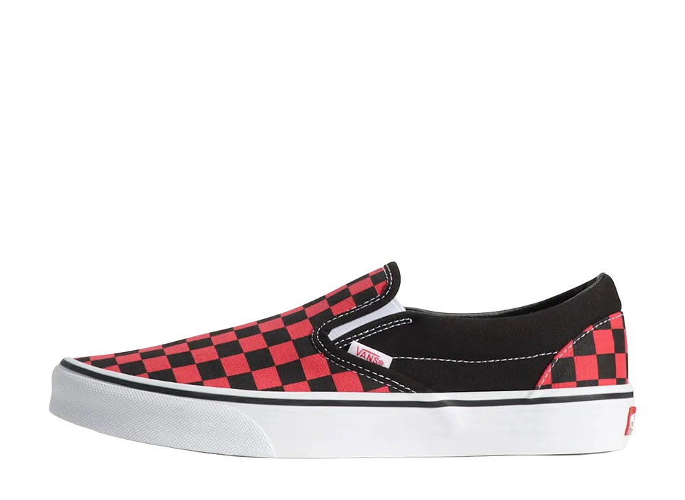 Vans Classic Slip-On Checkerboard "Red"