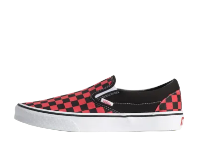 Vans Classic Slip-On Checkerboard "Red"