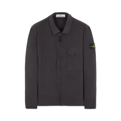 Stone Island 10704 TEXTURED BRUSHED RECYCLED COTTON "Steel Grey"