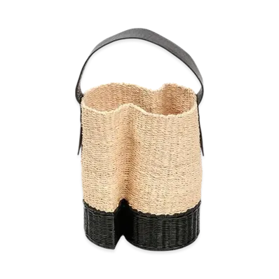 sacai S Basket Small Bag "Black/Natural"