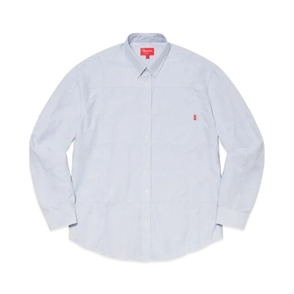 Supreme Patchwork Oxford Shirt "Stripe"