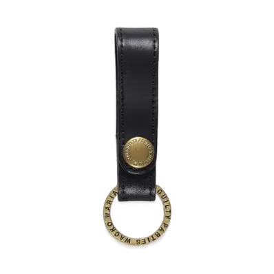 WACKO MARIA Leather Key Holder "Black"
