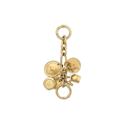 HYKE x END CUSTOM JEWELLERS Women's Multi Charm Key Chain "Gold"