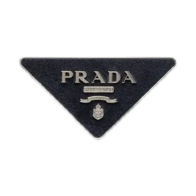 PRADA Buckle for Suede Belt Strap "Navy"