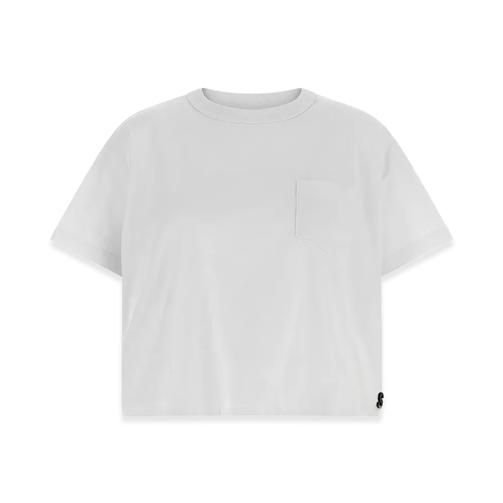 sacai Women's Logo Pin T-Shirt "White"