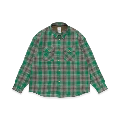 visvim Lumber Check L/S "Green"