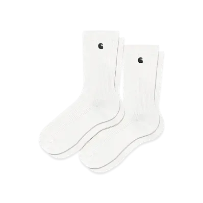 Carhartt WIP Madison Pack Socks "White/Black White/Black"