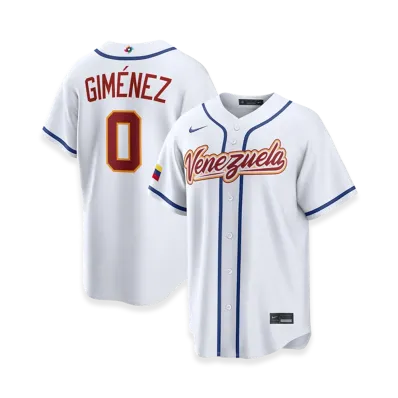 Nike 2026WBC World Baseball Classic Andrés Giménez Venezuela Baseball Home Stadium Jersey "White"