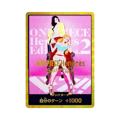ドン!!カード (ナミ&ロビン) :金ドン(エクストラブースター「ヒロインズエディション Vol.2」)