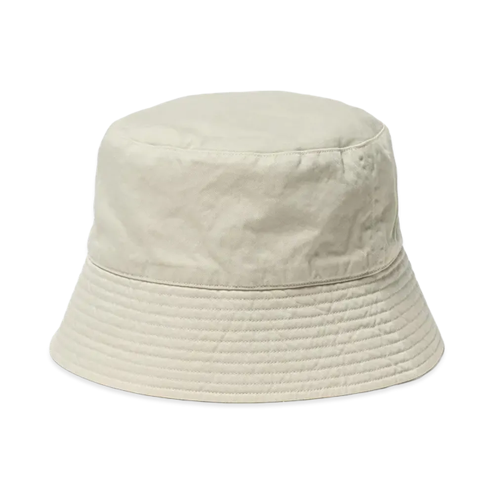 AURALEE Garment-Dyed Finx Chino Bucket Hat Made by Kijima Takayuki "Ivory"