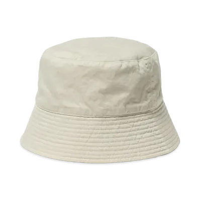 AURALEE Garment-Dyed Finx Chino Bucket Hat Made by Kijima Takayuki "Ivory"