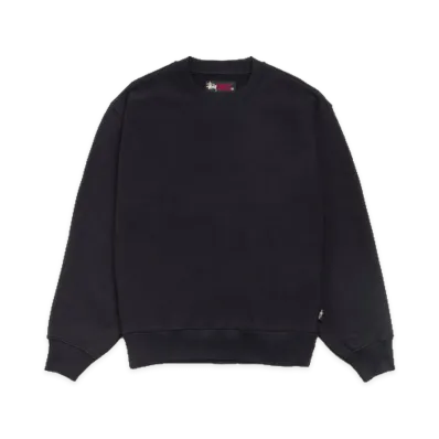 Stussy Fleece Crew "Black"