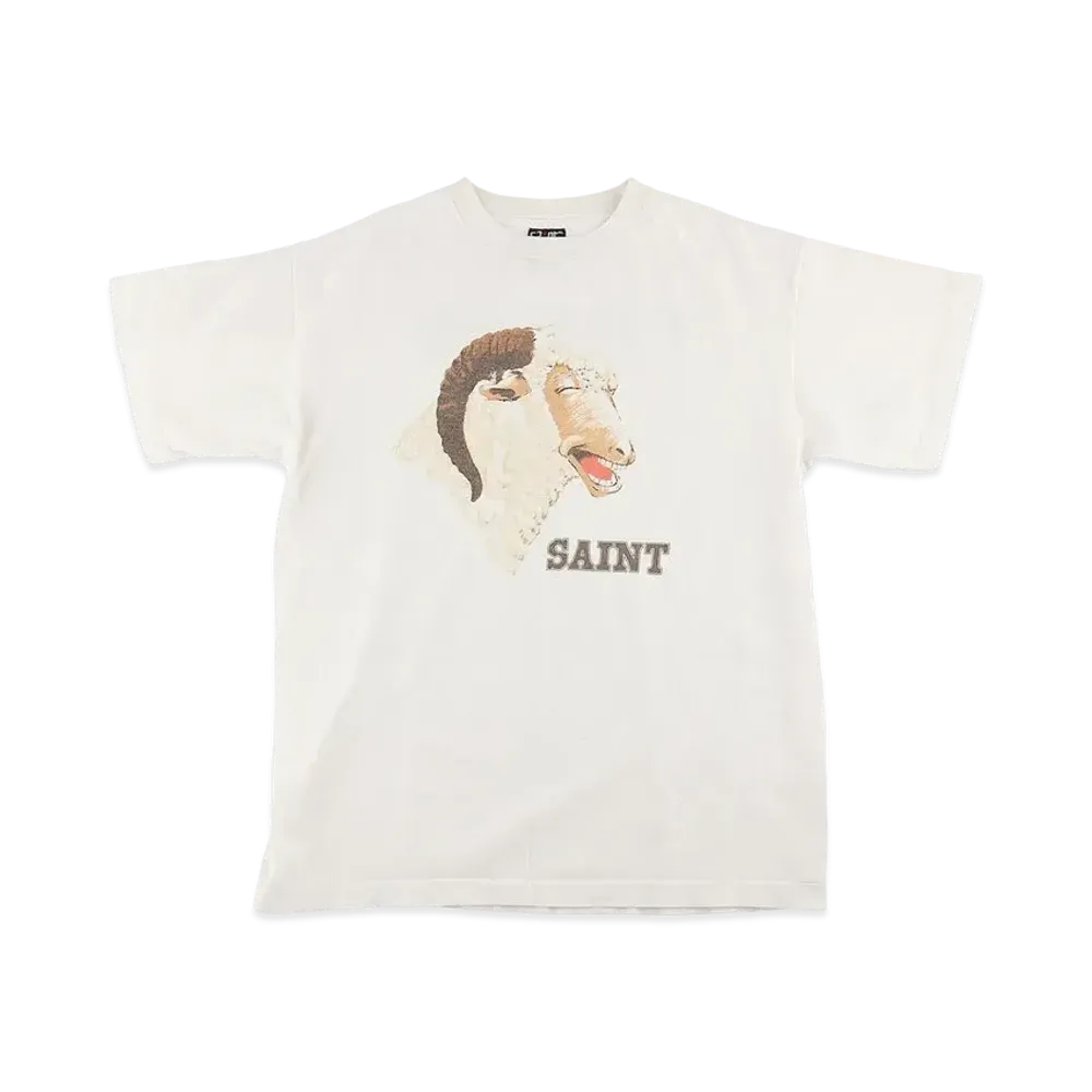 SAINT Mxxxxxx T-SHIRT HEAVENLY "White"