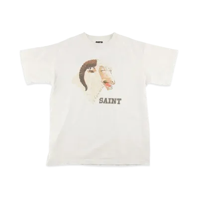 SAINT Mxxxxxx T-SHIRT HEAVENLY "White"