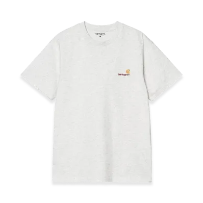 Carhartt WIP S/S American Script T-Shirt "Ash Heather"