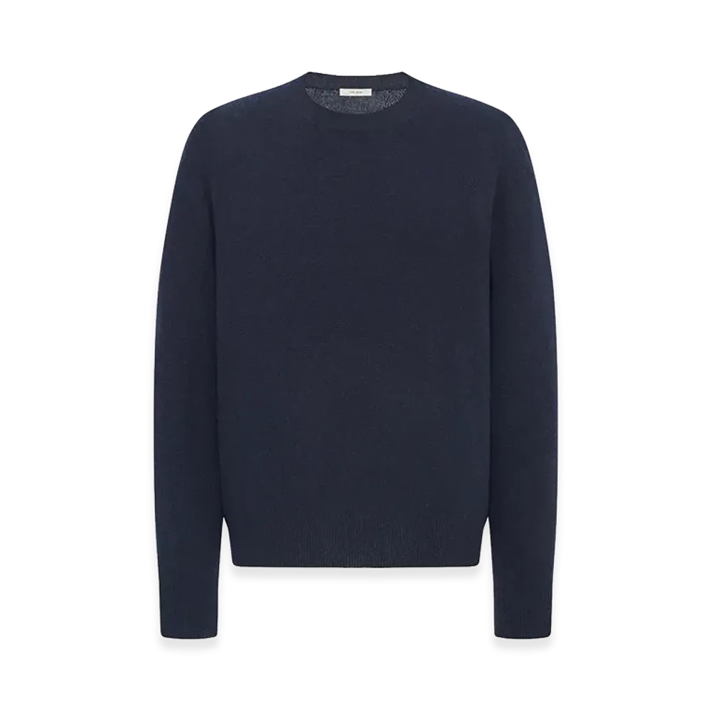 The Row Midnight Cashmere Auguste Sweater "Blue"
