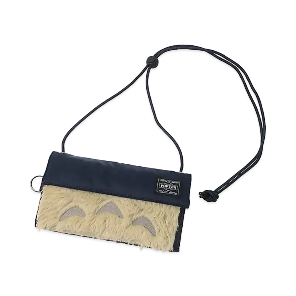 PORTER x My Neighbor Totoro 2Way Long Wallet "Navy"