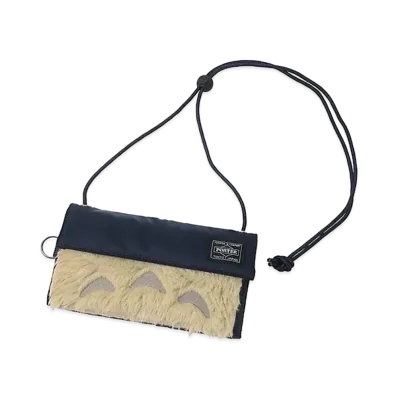 PORTER x My Neighbor Totoro 2Way Long Wallet "Navy"
