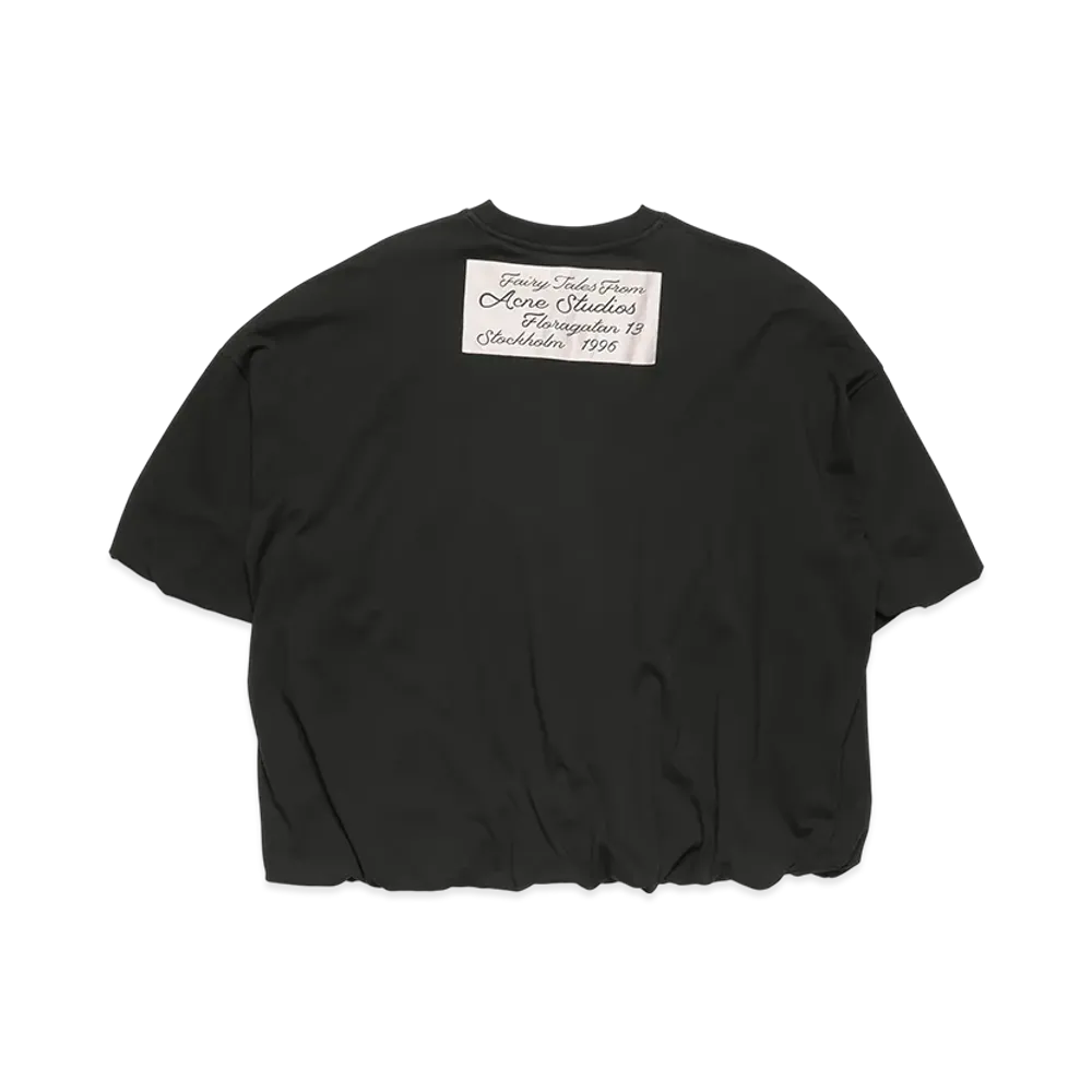 Acne Studios Gathered Logo T-Shirt "Black"