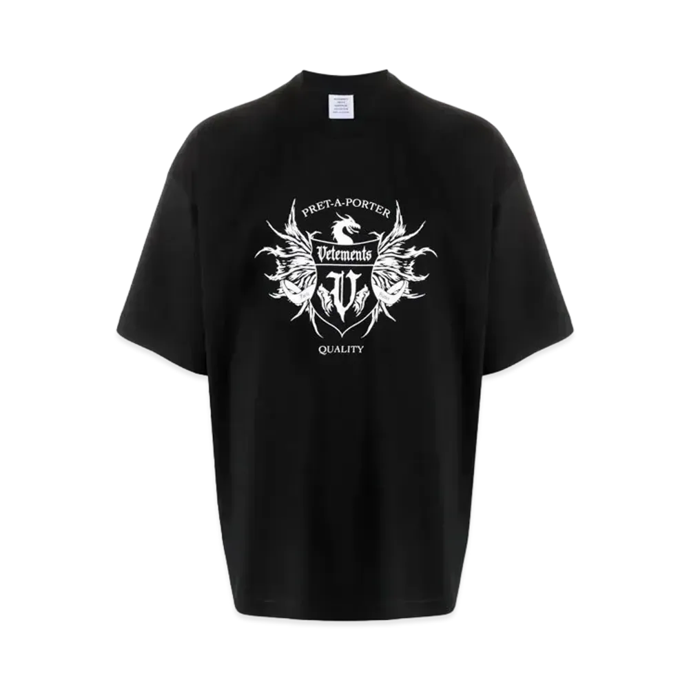VETEMENTS Pret A Porter Tee "Black"