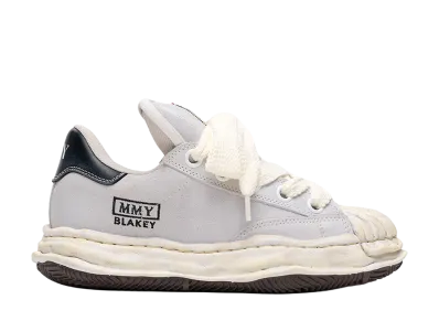 Maison MIHARA YASUHIRO BLAKEY PUFFER OG Sole Brushed Suede Low-top Sneaker "White"