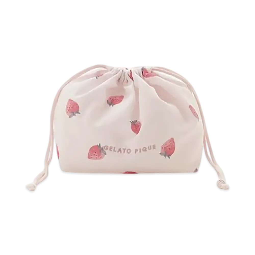 GELATO PIQUE Kids Drawstring Bag M "Pink"
