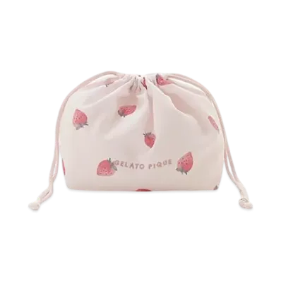GELATO PIQUE Kids Drawstring Bag M "Pink"