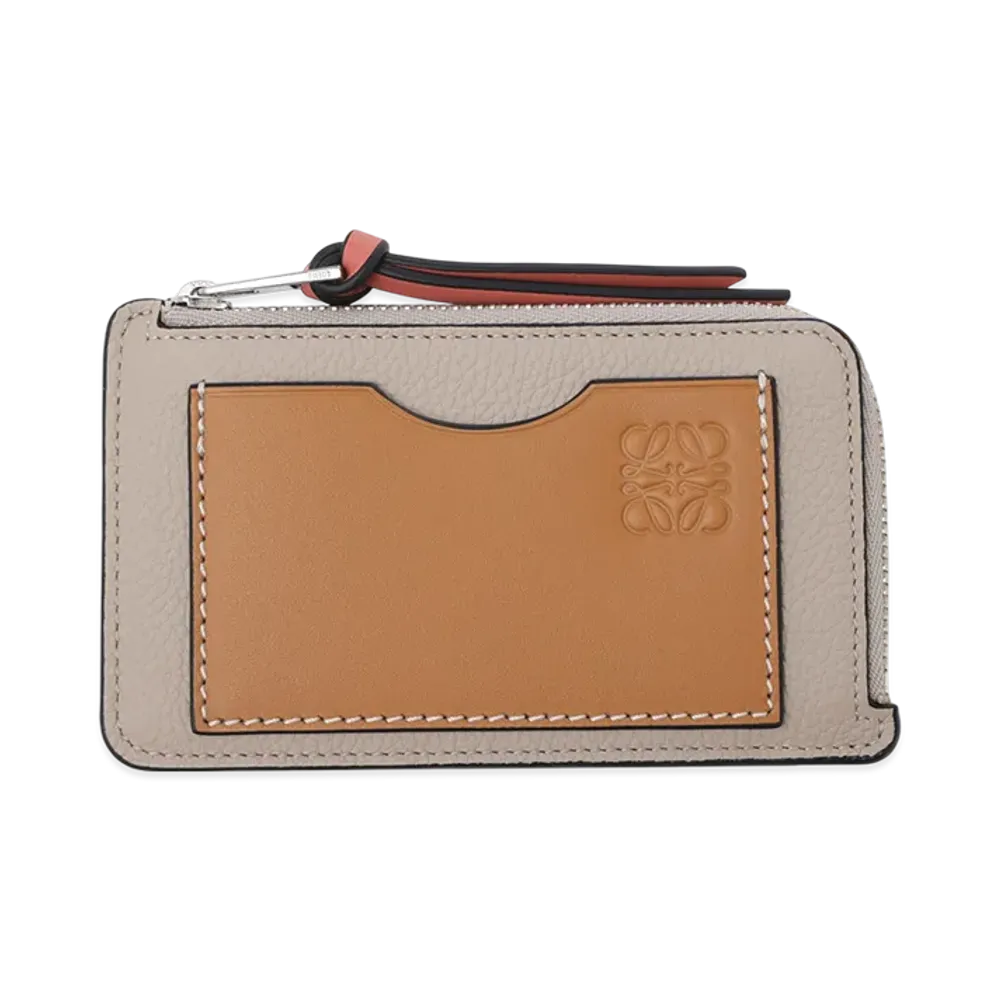 LOEWE Coin Card Holder "Light Oat/Honey"