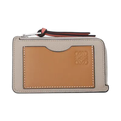 LOEWE Coin Card Holder "Light Oat/Honey"
