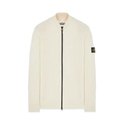 Stone Island 553A7 COMFORT WOOL COTTON "Natural White"