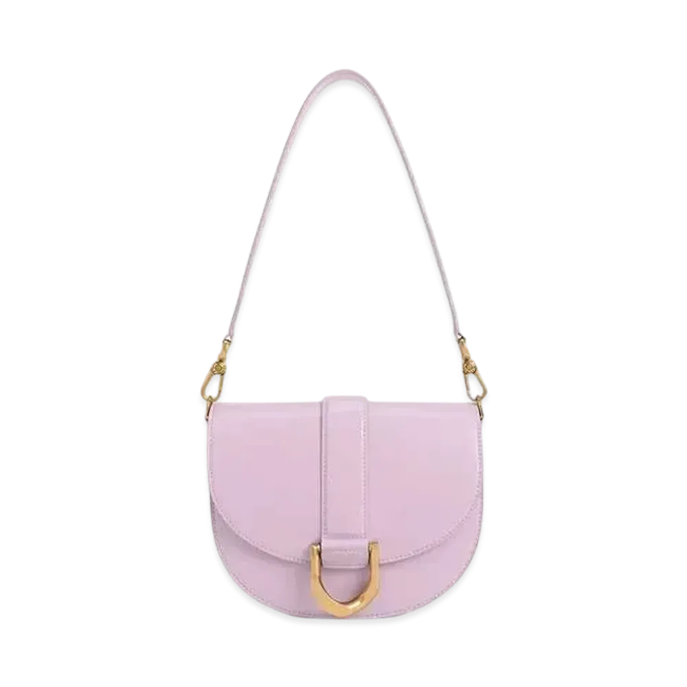 CHARLES & KEITH Gavine Saddle Bag "Lilac"