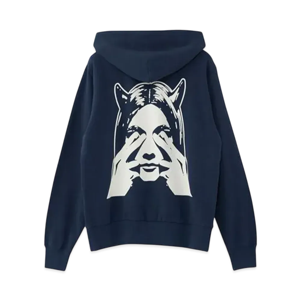 HYSTERIC GLAMOUR See No Evil Hoodie "Blue"