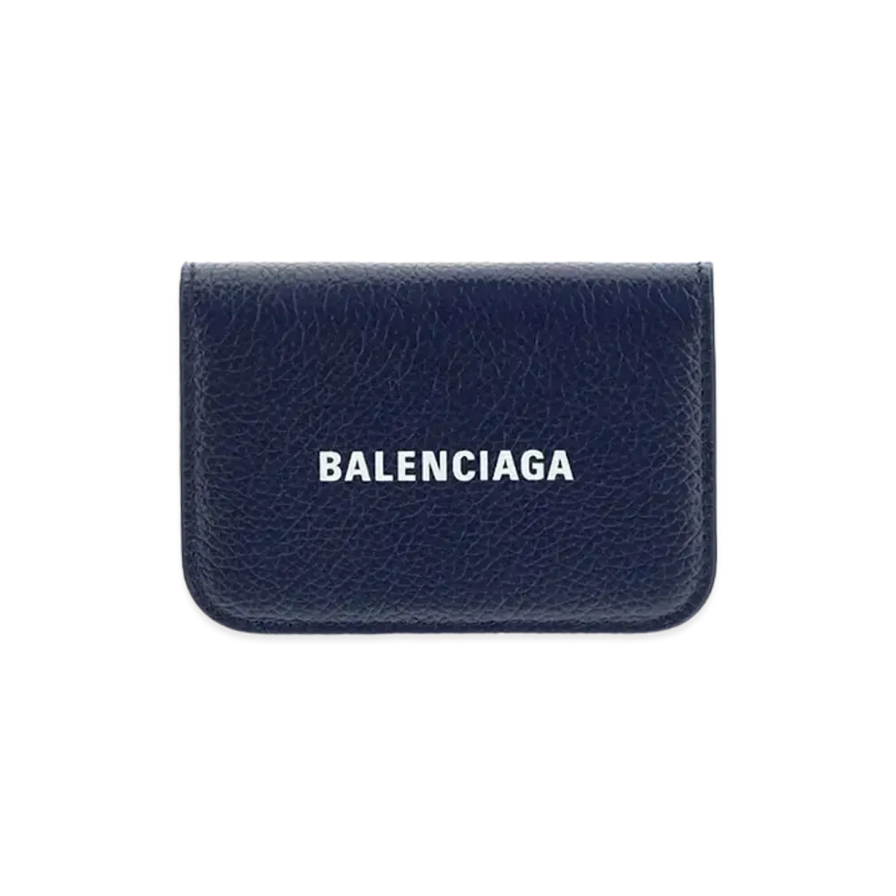 BALENCIAGA Cash Mini Wallet "Navy"
