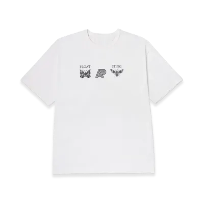 NEEDLES x Albino & Preto T-Shirt - A&P Needles Stack Logo "White"