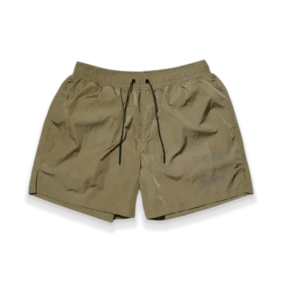 OUR LEGACY Work Shop Nylon Taffeta Running Shorts "Olive"