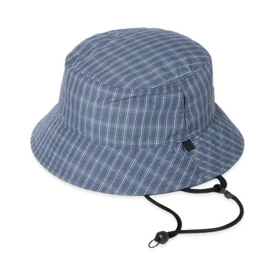 DAIWA PIER39 Tech Ventilation Hat Summer Plaid "Smoke Blue"