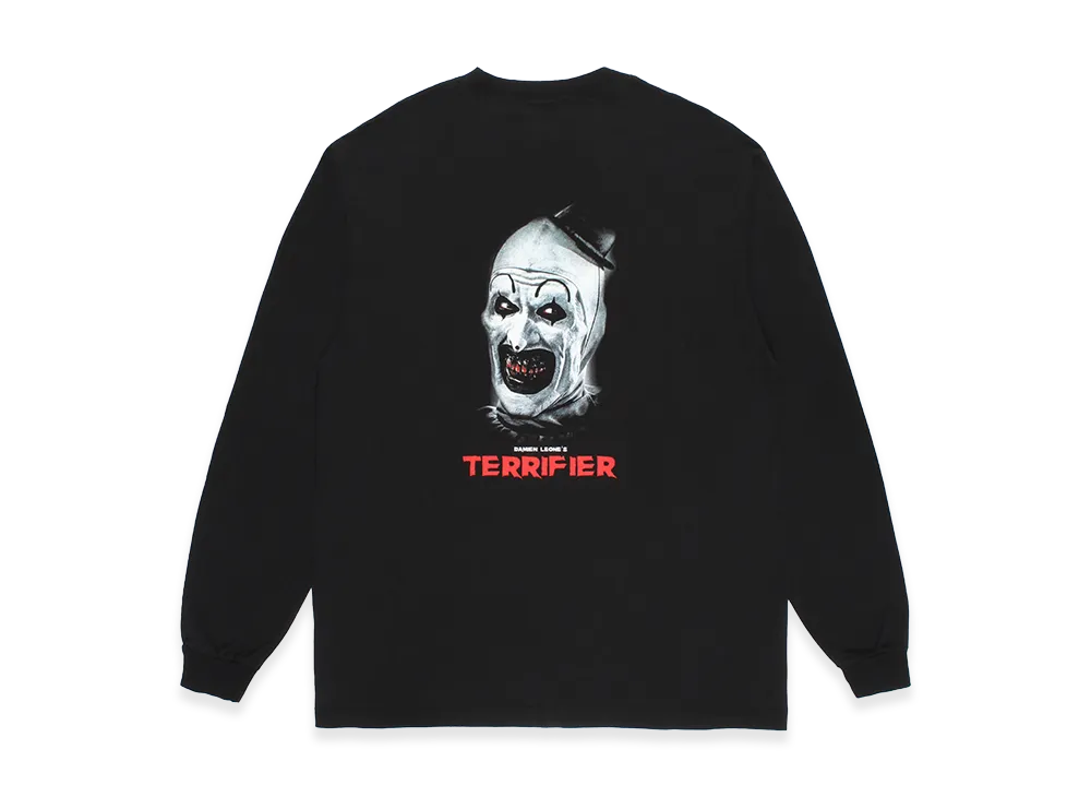 WACKO MARIA x Terrifier Washed Heavy Weight Long Sleeve T-Shirt "Black"