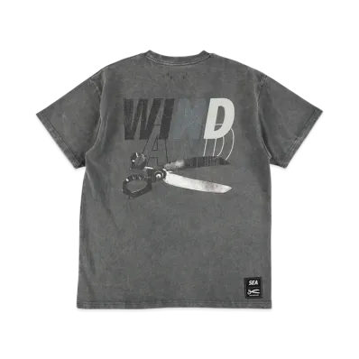 WIND AND SEA x DENHAM WIND Sulfer Tee "Gray"